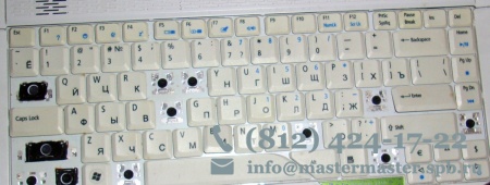 Acer Aspire 5720g и 5710g замена клавиатуры